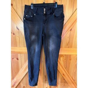 Eighty-Eight Premium High Waist Skinny Distressed  Stretch Jeans 18 (2574)